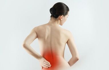 bolesť chrbta v bedrovej oblasti