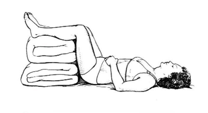Odporúčané držanie tela na „vystreľovanie bedrovej bolesti v nohe a zadku
