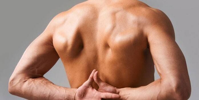 bolesť chrbta s osteochondrózou