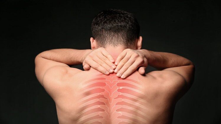 bolesť chrbta pri hrudnej osteochondróze