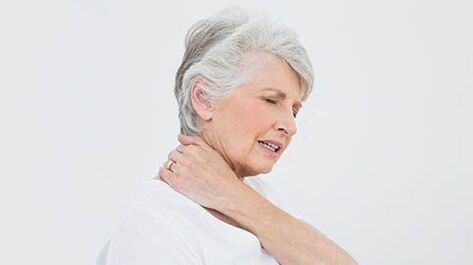 bolesť krku je príčinou cervikálnej osteochondrózy
