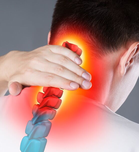 bolesť v krku s cervikálnou osteochondrózou